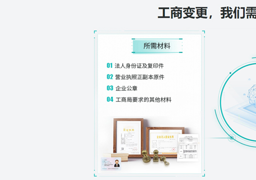 鄭州自貿(mào)區(qū)公司注冊(cè)信息變更所需資料